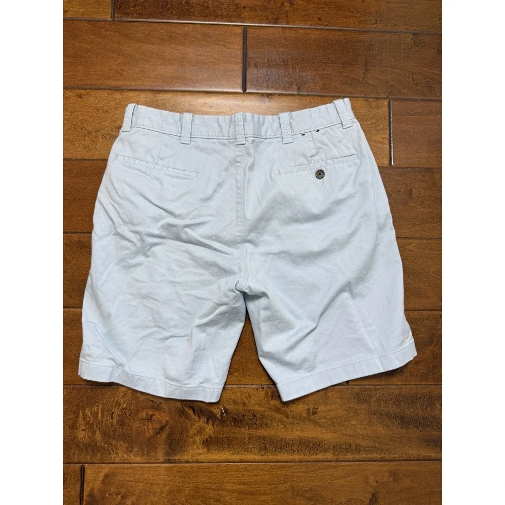 J.Crew Shorts Mens 32 Classic Fit Khaki Chino Lt. Blue Casual Reimagined